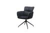 Picture of GLEAM 360° Swivel Fabric Arm Chair (Black)