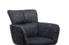 Picture of GLEAM 360° Swivel Fabric Arm Chair (Black)