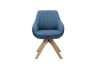 Picture of VENETIAN 360° Swivel Fabric Arm Chair (Blue)