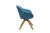 Picture of VENETIAN 360° Swivel Fabric Arm Chair (Blue)