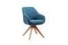 Picture of VENETIAN 360° Swivel Fabric Arm Chair (Blue) - 2 Chairs in 1 Carton
