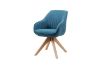 Picture of VENETIAN 360° Swivel Fabric Arm Chair (Blue) - 2 Chairs in 1 Carton