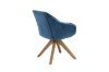 Picture of VENETIAN 360° Swivel Fabric Arm Chair (Blue) - 2 Chairs in 1 Carton