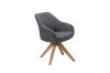 Picture of VENETIAN 360° Swivel Fabric Arm Chair (Grey)