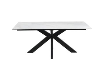 Picture of NOBLE 180 Sintered Stone Top Dining Table (White)