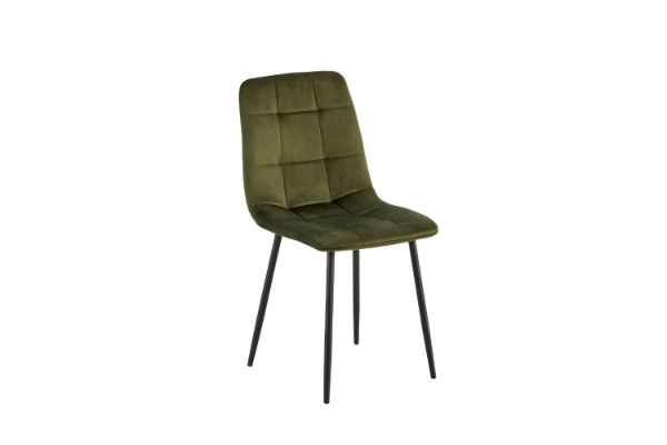CAPITOL Velvet Dining Chair (Green) - Each