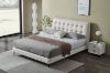 Picture of AUGUSTA Genuine Leather Bed Frame (Light Grey) - Queen