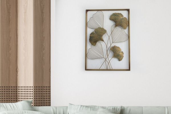 Picture of GINKGO Leaves Metal Wall Art (91cmx66cm)