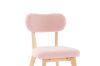 Picture of TALIA Teddy Fabric Dinning Chair (Pink)
