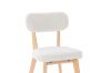Picture of TALIA Teddy Fabric Dinning Chair (White)