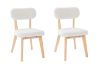 Picture of TALIA Teddy Fabric Dining Chair (White)