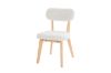 Picture of TALIA Teddy Fabric Dining Chair (White) - 2 Chairs in 1 Carton