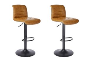 Picture of AIDEN Height Adjustable Bar Chair (Caramel) - 2 Chairs in 1 Carton
