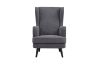 Picture of MERCURY Lounge Chair Black wood legs (Grey)