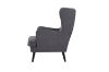 Picture of MERCURY Lounge Chair Black wood legs (Grey)