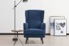 Picture of MERCURY Lounge Chair Black wood legs (Blue)