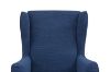 Picture of MERCURY Lounge Chair Black wood legs (Blue)