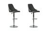 Picture of POPPY Adjustable Bar Chair (Dark Grey) - 2 Chairs as a Set