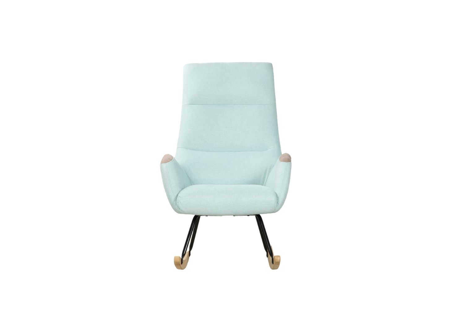 WEBSTER Fabric Rocking Chair (Sky Blue)