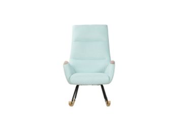 Picture of WEBSTER Fabric Rocking Chair (Sky Blue)