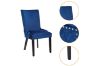 Picture of DALE Velvet Dining Chair (Blue)