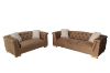Picture of MALMO 3/2/1 Seater Velvet Sofa Range with Pillows (Cream)