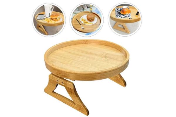 Picture of BAMBOO Round Sofa Armrest Tray