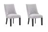 Picture of AMALA Light Grey Dining Chair (Black Legs)