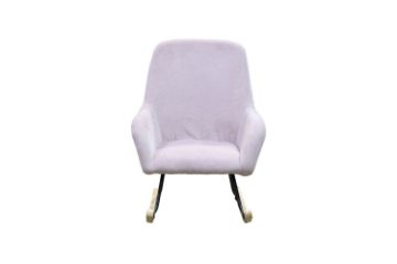 Picture of MILA Velvet Rocking Chair (Light Pink)