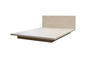 Picture of YUKI Japanese Low Height Bed Frame Set with Headboard - Super King Size