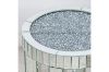 Picture of EVIE Silver Mirrored Flower Stand (3 Sizes) - 40x40x56