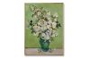 Picture of VASE OF ROSES by Vincent Van Gogh - Golden Frame Canvas Print Wall Art (80cm x 60cm)