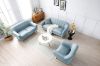 Picture of BRACKE 3/2/1 Seater Fabric Sofa Range (Lake Blue)