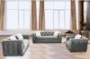 Picture of MALMO Velvet Sofa Range with Pillows (Grey) - 2 Seater