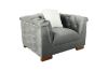 Picture of MALMO Velvet Sofa Range with Pillows (Grey) - 2 Seater
