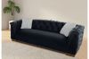 Picture of MALMO 3/2/1 Seater Velvet Sofa Range with Pillows (Black)