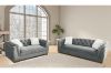 Picture of MALMO 3/2/1 Seater Velvet Sofa Range with Pillows (Grey)