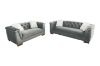 Picture of MALMO 3/2/1 Seater Velvet Sofa Range with Pillows (Grey)