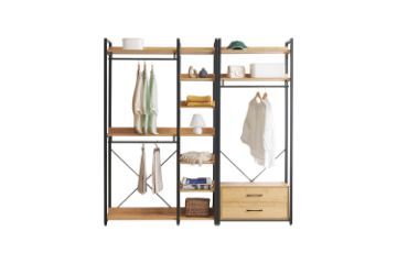 Picture of GARMON 200x80cm Open Wardrobe/Wall System Shelvings