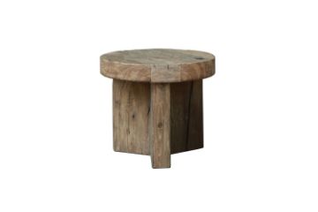Picture of HECTOR 100%  Reclaimed Oak Wood Side Table (50cmx50cm)