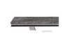 Picture of NUCCIO 180/200 Marble Top Stainless Steel Dining Table (Dark Grey)