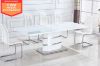 Picture of (FLOOR MODEL CLEARANCE) OUTRIDER 1.4M-1.8M Extendable Dining Table (White Gloss)