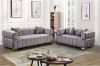 Picture of (FLOOR MODEL CLEARANCE) VEGAS 2-Seater Chesterfield Velvet  Sofa (Grey) 