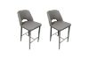 Picture of EVE PU Leather Bar Chair (Dark Grey) - 2 Chairs as a Set