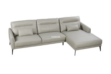 Picture of (FLOOR MODEL CLEARANCE) DREAMDOM Facing Right 100% Genuine Leather Sectional Sofa
