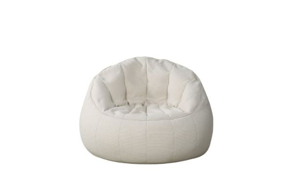 Picture of MELLOWMAT Outdoor Bean BAG Boucle Sofa Lounger XL (Beige) - with Filler
