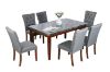 Picture of (FLOOR MODEL CLEARANCE) SOMMERFORD 163 Marble Top Dining Table (Black)