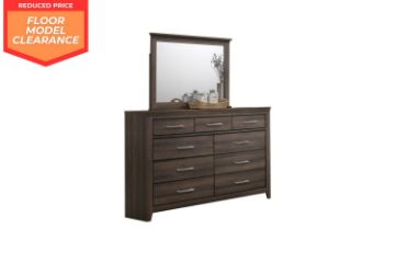 Picture of (FLOOR MODEL CLEARANCE) MORNINGTON 9-Drawer Dressing Table with Mirror