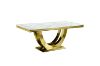 Picture of NUCCIO 180 Dining Table (White & Gold)