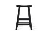 Picture of SADDLE Solid Elm Wood Bar Stool